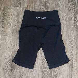 Alphalete Grey biker shorts. Size small lifting gym workout athletic